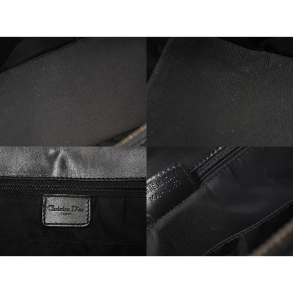 Christian Dior Tote Bag Street Chic Logo Oblique Canvas Leather - Picture 9 of 9